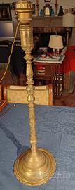 Base lampada in ottone