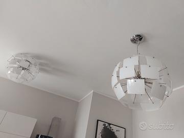 lampadario moderno vetro