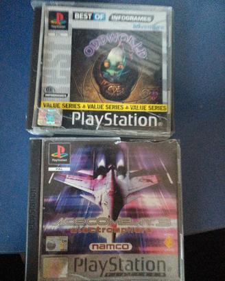 oddworld Abe oddysee e AceCombat ps1 PlayStation 1