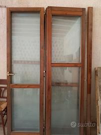 4 ante in legno con vetro doppia camera
