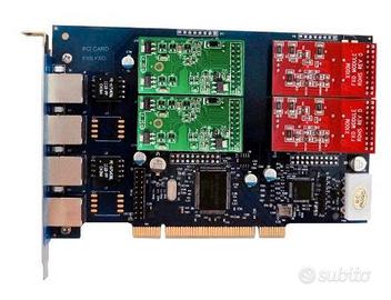 Digium TDM410 4 porte Asterisk per Voip FXO/FXS
