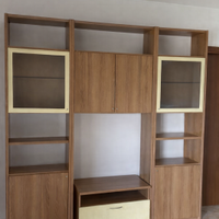 Parete attrezzata soggiorno in legno 220x230