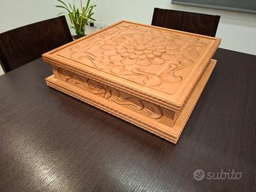 scacchiera in legno