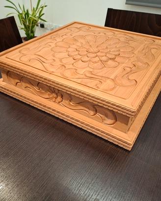 scacchiera in legno