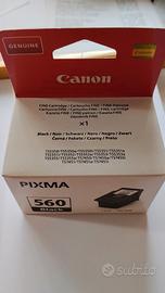 cartuccia Canon 560 originale, ancora chiusa