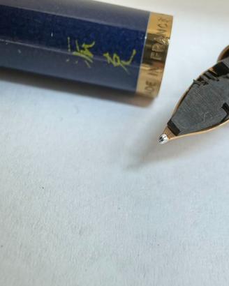 Parker 35 vintage in lacca blu  mai usata