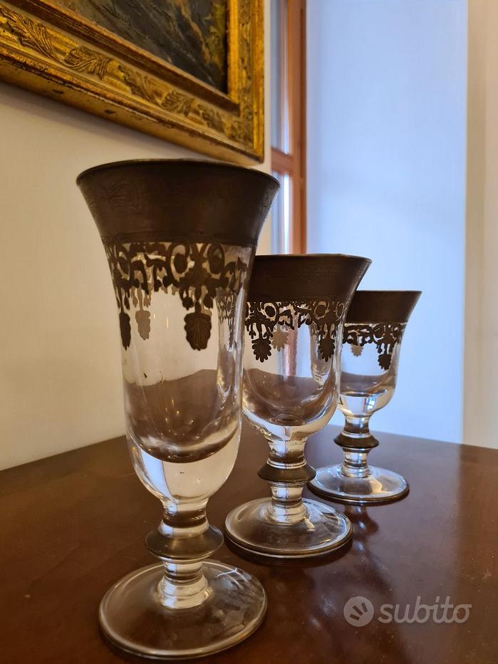 Servizio di bicchieri in cristallo per sei persone anni - Annunci Roma