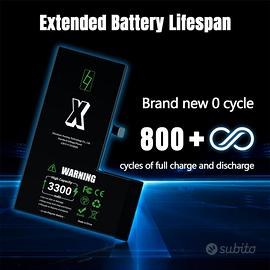 Batteria iPhone X 3300mAh Alta Capacità