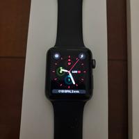 Apple Watch serie 3, 42 mm alluminium