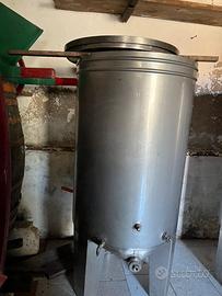 Botte vino in acciaio inox 400 litri