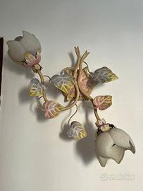 Lampadari ferro battuto