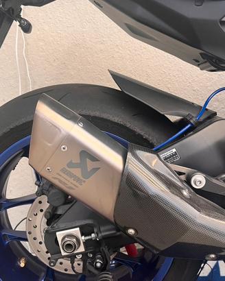 Scarico terminale Akrapovic yamaha R1-M 2015-2026