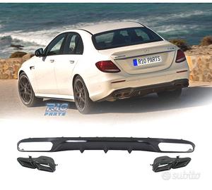 DIFFUSORE MERCEDES W213 16-20 LOOK E63 TERMINALI D