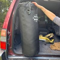 Sacco da boxe completo di staffa a muro o soffitto