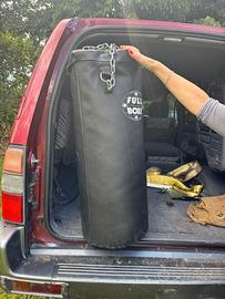 Sacco da boxe completo di staffa a muro o soffitto