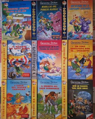 9 Libri Geronimo Stilton - Come Nuovi Brossurati