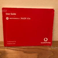 Manuale e caricabatterie MOTOROLA RAZR V3x