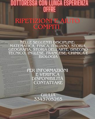 Ripetizioni e aiuto compiti