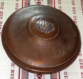 PORTA GIOIELLI METALLO RAMATO E TARTARUGA ARGENTO