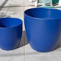 Coppia vasi pianta Scheurich blu