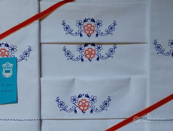 Lenzuola matrimoniali con federe