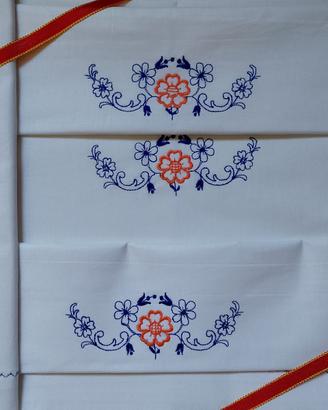 Lenzuola matrimoniali con federe