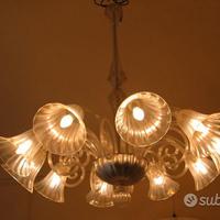 1930/40 Lampadario 10 luci di Venini ( Murano)