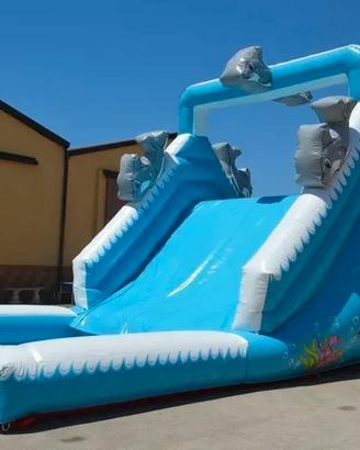 Scivolo con Piscina - Gioco Acquatico