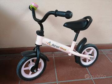 Bici senza pedali rosa - balance bike per bambini