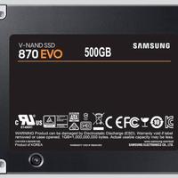Samsung 870 EVO SSD, Fattore di forma 2,5" 500gb