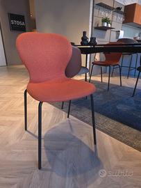 4 Sedie Connubia Ops Design Tabacco