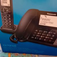 telefono panasonic cordless con fisso