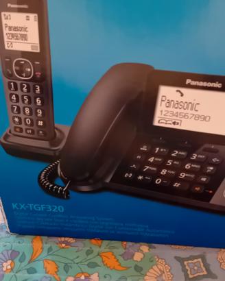 telefono panasonic cordless con fisso