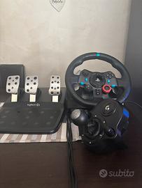 Logitech g29 + pedaliera + cambio manuale