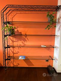 LIBRERIA ACCIAIO E CRISTALLO