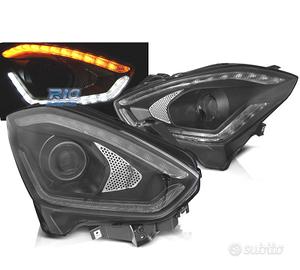 FARI SUZUKI SWIFT 17- TUBE LIGHT DRL DINAMICI NERI