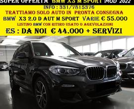 BMW X3 2.0 D AUT M SPORT VARIE AZIENDALI