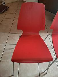 sedie rosse