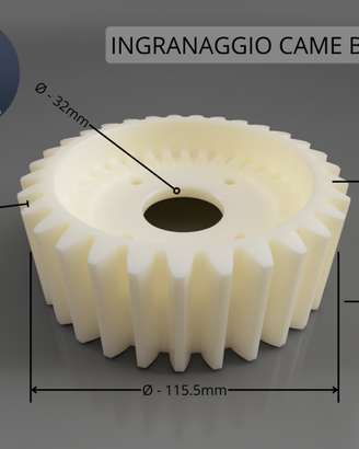Ingranaggio CAME BK Nylon PA6 Stampato Rinforzato
