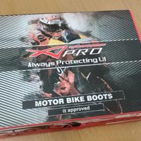 Stivali moto X-VPro Nuovi certificati liv. 2 tg.44