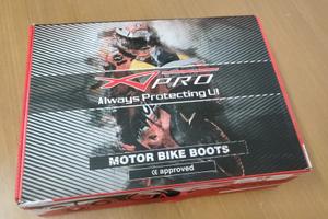 Stivali moto A-Pro Nuovi certificati liv. 2 tg.44