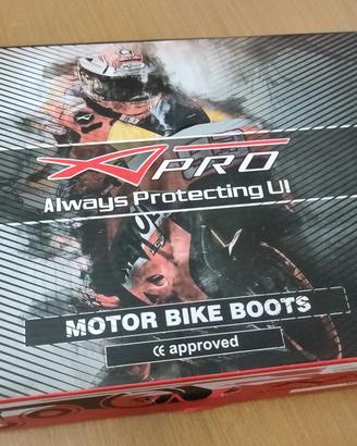 Stivali moto A-Pro Nuovi certificati liv. 2 tg.44