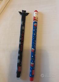 Coppia penne legami babbo natale pipistrello