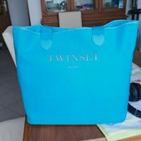 Borsa turchese Twinset