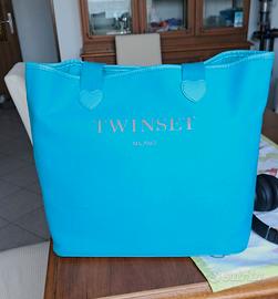 Borsa turchese Twinset