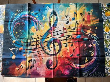 Tele con stampa artistica