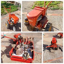 Motozappa con rimorchio