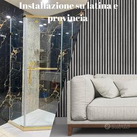 rivestimenti finto marmo e doghe 