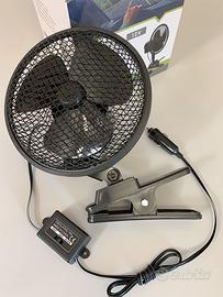 Ventilatore Oscillante a 12V Auto, Casa e Giardino