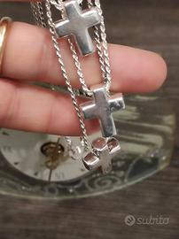 Collana d'argento vintage